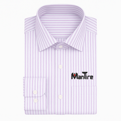 Shirt Fabric Soktas 80s Giza Cotton Lining Colour Plum Purple N White