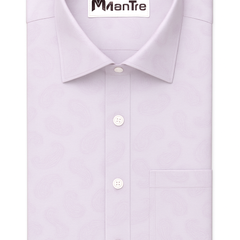 Shirt Fabric Soktas 100% Cotton Jacquard Colour Blush Pink