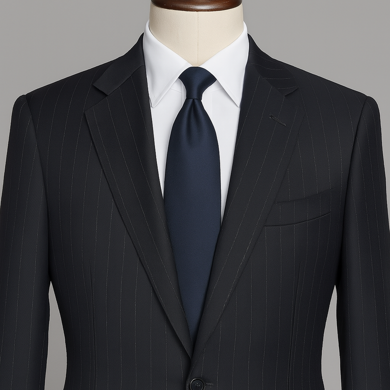 Suit Fabric Ocm Poly Viscose Broad Lining Color Black