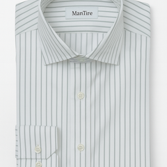 Shirt Fabric Soktas 100/1 Giza Cotton Lining Colour Grey N White