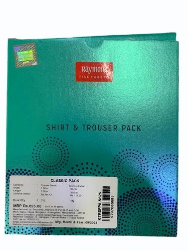 Raymond Men's Pant Shirt Fabric Combo Gift Pack MRP 625/-