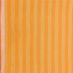 Navsari Stiff Pure Cotton Premium Jacquard Kurta Fabric For Men Colour Orange