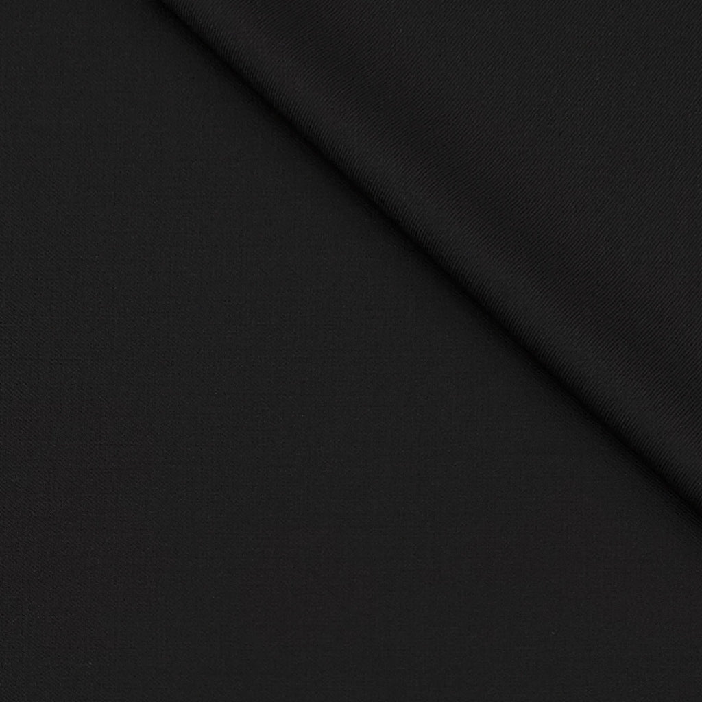 Trouser Fabric Raymond Wool Blended Plain Colour Dark Bistre Brown