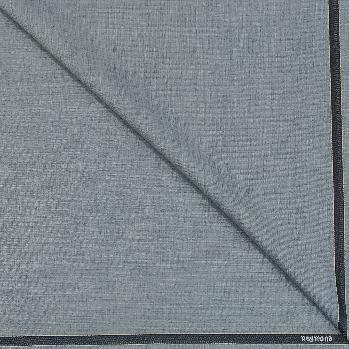 Raymond Exotic Premium Super 140s Count 45% wool Slub Suiting Fabric Colour Light Grey