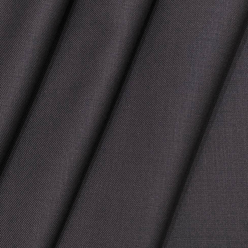 Raymond 90s Count Poly Wool Dark Plain Brown Blazer fabric