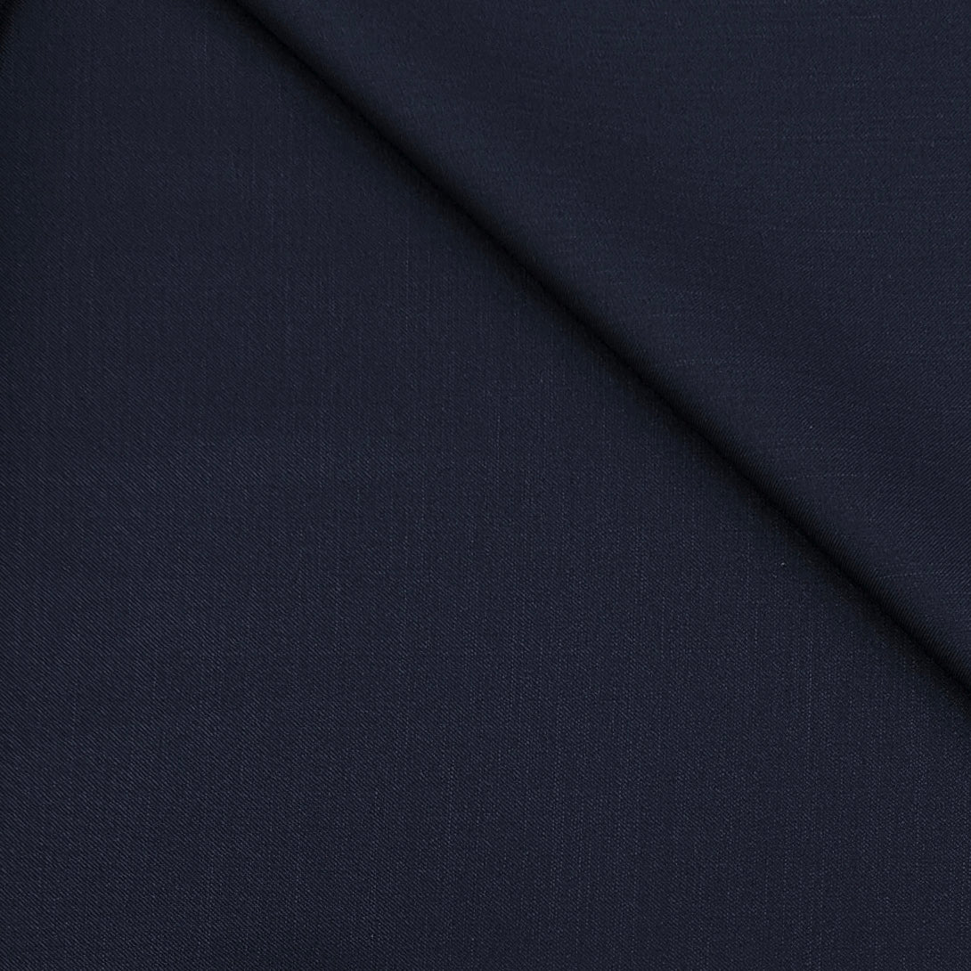 Blazer Fabric Raymond Poly Viscose Plain Colour Dark Blue