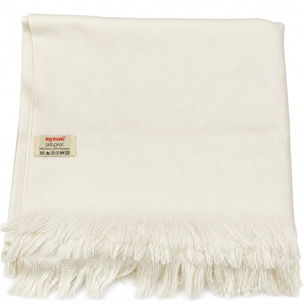 Raymond Woollen Shawl Lohi Shloak Colour Cream