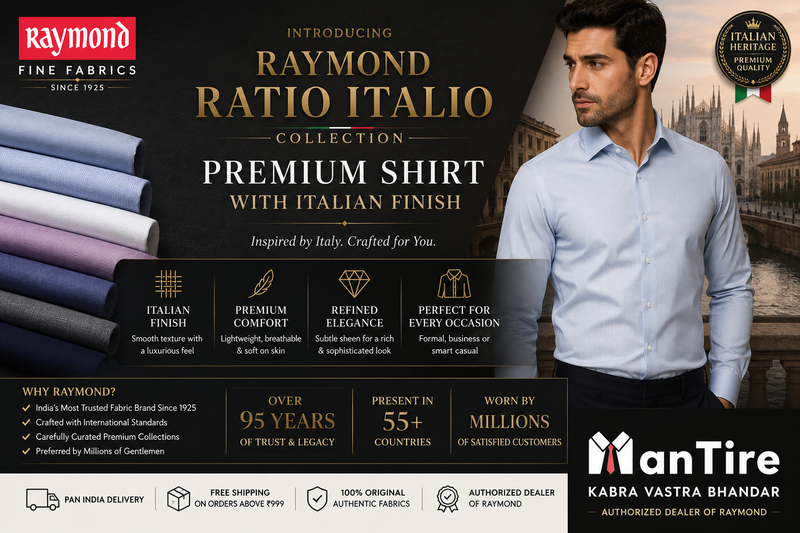Raymond REGIO ITALIA Premium Shirt Fabric collections