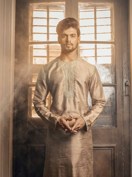 Silk Kurta Fabric