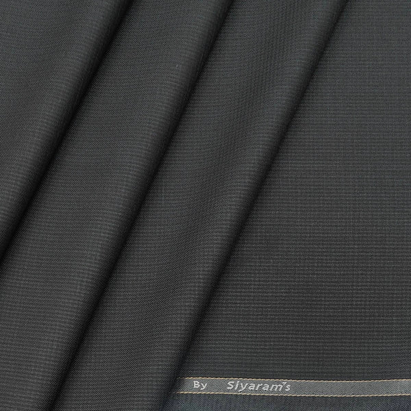 Trouser Fabric Siyaram PV Classic Colour Dull Black