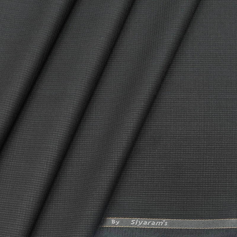 Trouser Fabric Siyaram PV Classic Colour Dull Black