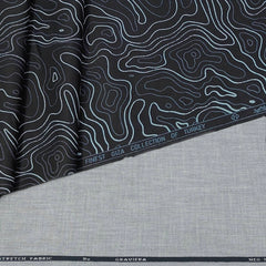 Pant Shirt Combo Pack Graviera Lycra Silver Grey Pant Printed Giza Cotton Black Shirt Fabric