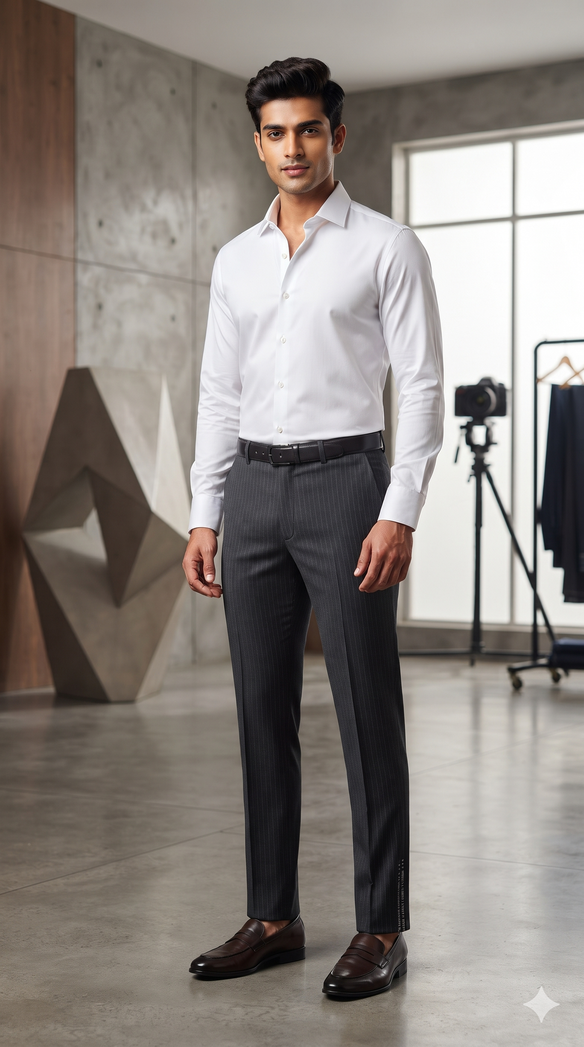 Trouser Fabric Raymond 4Way Stretchable Premium Lining Color Grey
