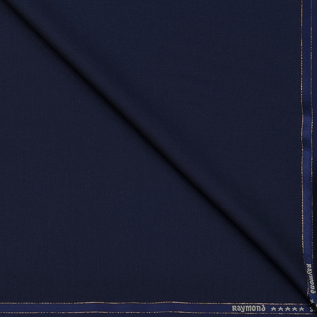 Raymond Exotic Premium Super 160s Count 70% wool Dobby Suiting Fabric Colour Dark Blue