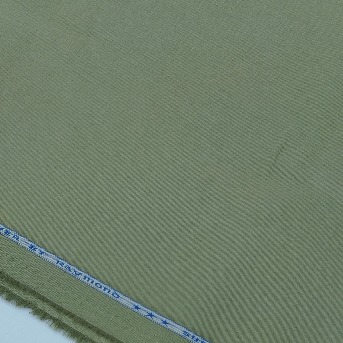Trouser Fabric Raymond Pure Cotton Stretchable Color Teal Green