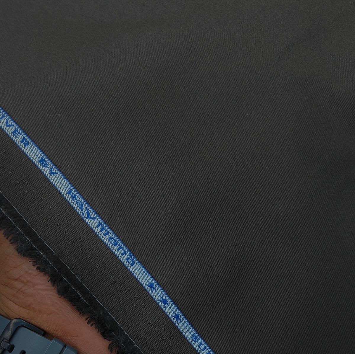 Trouser Fabric Raymond Pure Cotton Stretchable Color Davys Grey
