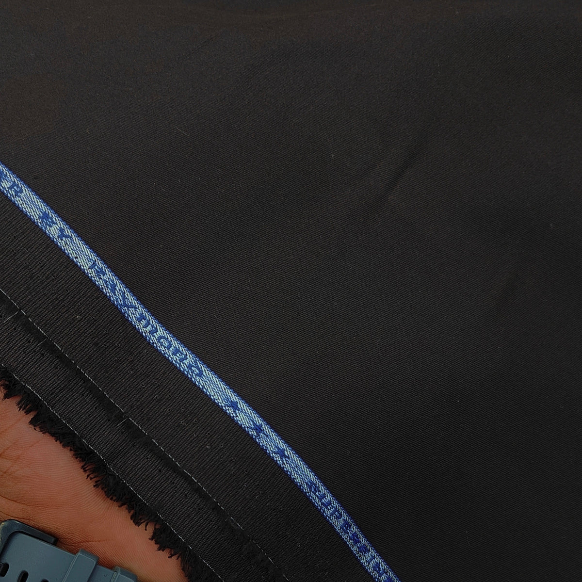 Trouser Fabric Raymond Pure Cotton Stretchable Color Dark Coffee