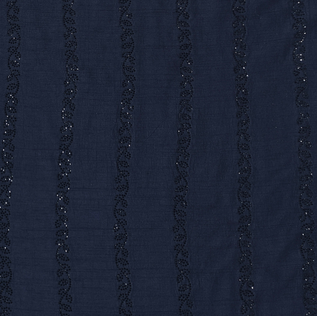 Achkan & Bandhgala Fabric ManTire Silk Fabric With Sequence Colour Midnight Blue
