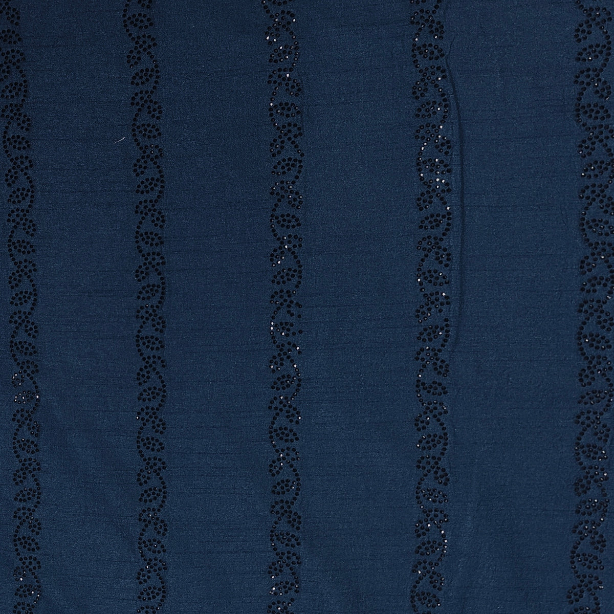 Achkan & Bandhgala Fabric ManTire Silk Fabric With Sequence Colour Prussian Blue
