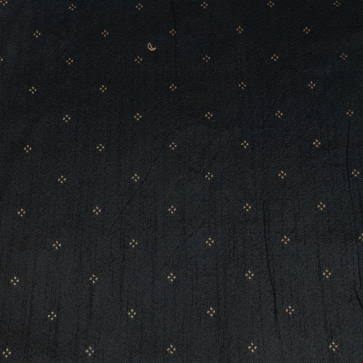 Kurta Fabric ManTire Silk Booti Pattern Colour Black