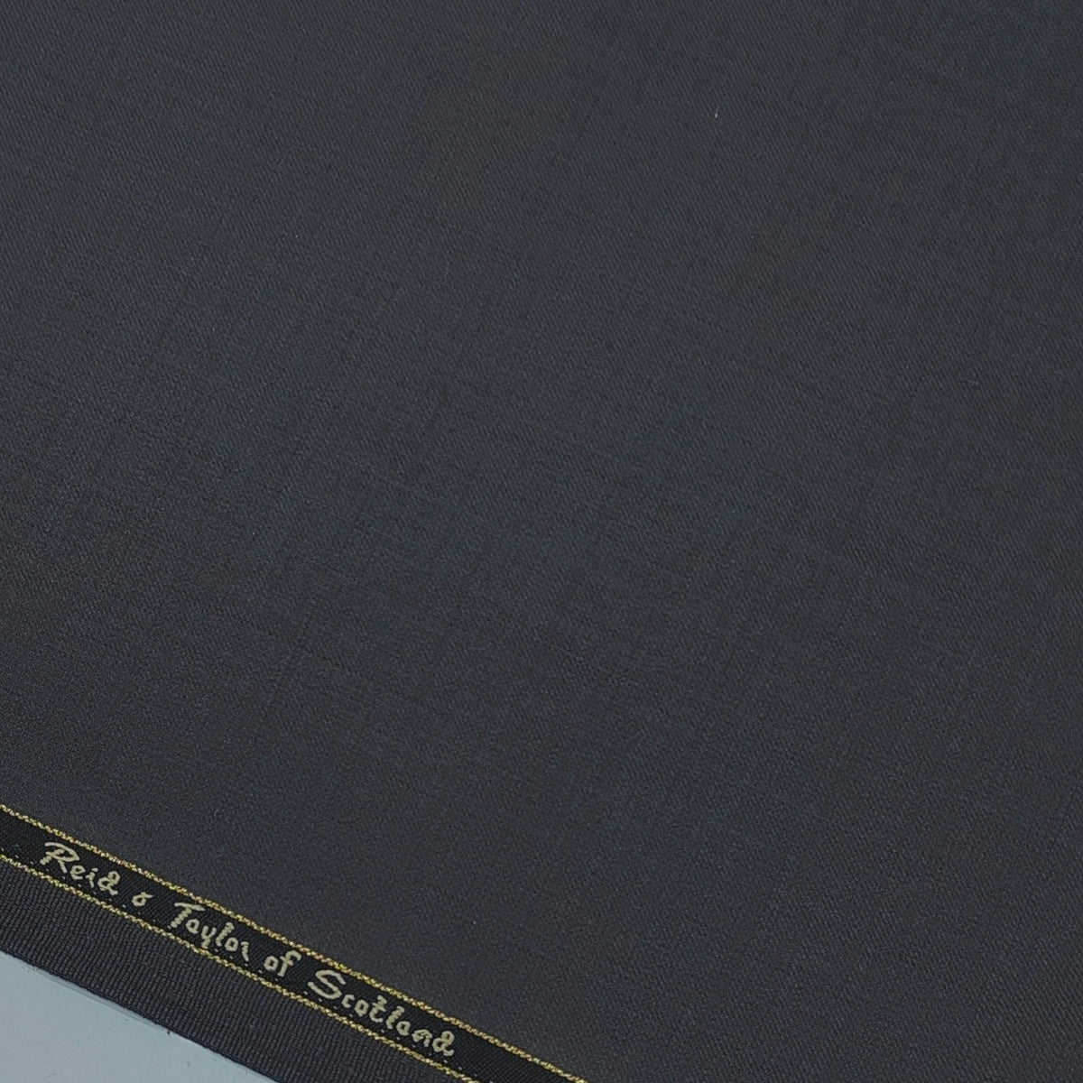 Trouser Fabric Reid & Taylor Super 130s Count 70%Wool Plain Color Grey