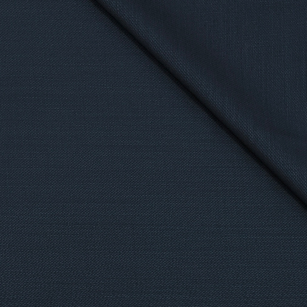 Trouser Fabric Reid & Taylor Super 130s Count 70%Wool Textured Color Blackish Peacock Blue