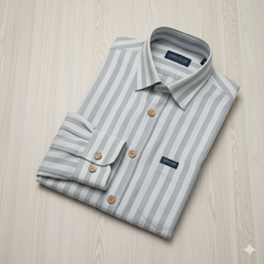 Shirt & Kurta Fabric Linen Club Pure Linen Broad Lining Colour Light Grey N White