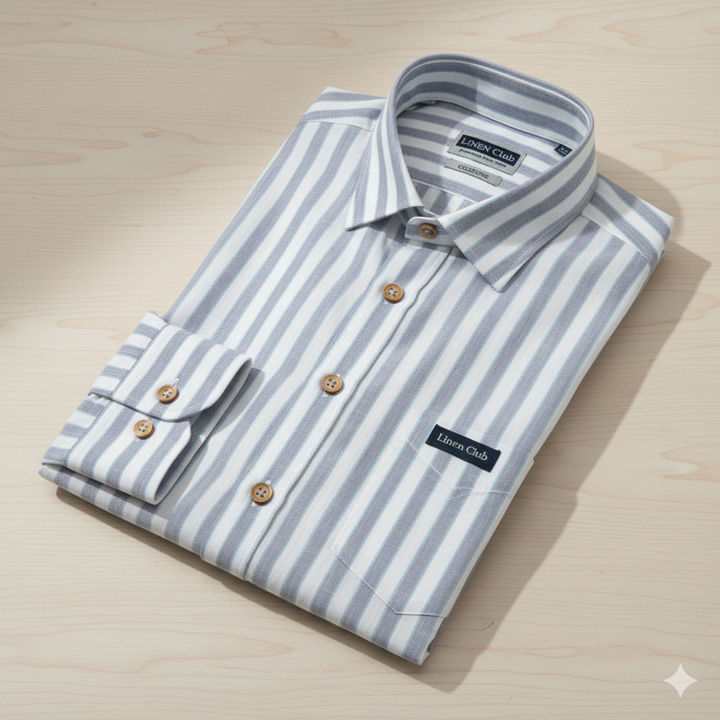 Shirt & Kurta Fabric Linen Club Pure Linen Lining Colour Light Purple N White