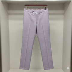 Trouser Fabric Gr Gwalior Poly Viscose Slub Colour Light Purple Lavender