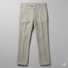 Trouser Fabric Gr Gwalior Poly Viscose Slub Colour Light Beige