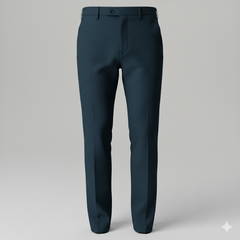 Trouser Fabric Gr Gwalior Poly Viscose Designer Dobby With Check Colour Prussian Blue