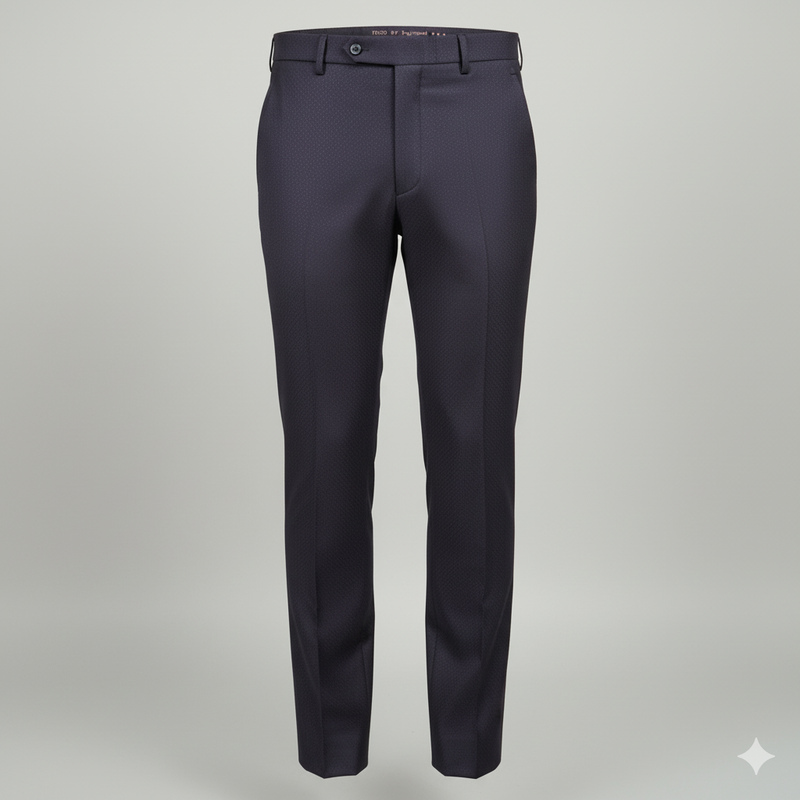 Trouser Fabric Raymond Poly Viscose Dobby Colour Dark Wine