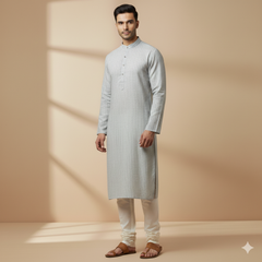 Shirt & Kurta Fabric Linen Club Pure Linen Lining Colour Light Laurel Green