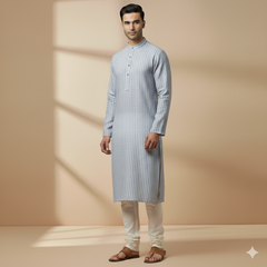 Shirt & Kurta Fabric Linen Club Pure Linen Lining Colour Light Grey