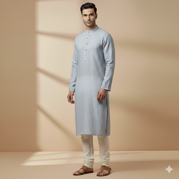 Shirt & Kurta Fabric Linen Club Pure Linen Lining Colour Light Grey