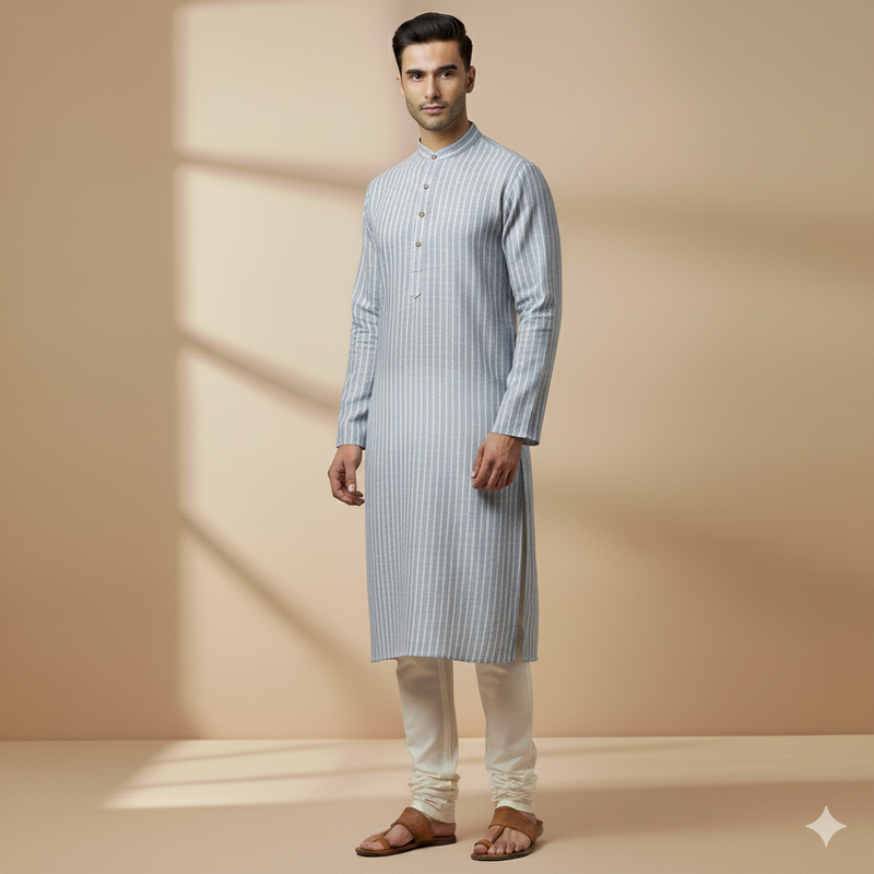 Shirt & Kurta Fabric Linen Club Pure Linen Lining Colour Light Grey