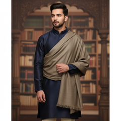 Modella Woollen Shawl Lohi Pashmina Rukh Dark Brown