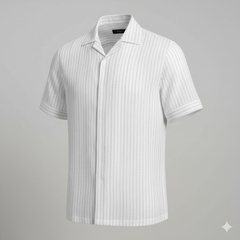 Shirt Fabric Raymond Pure Cotton Lining Colour Light Grey N Off White