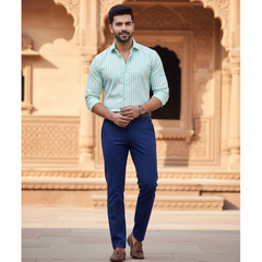 Shirt Fabric Raymond Pure Cotton Lining Colour Mint Green