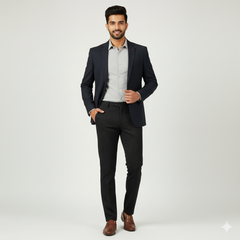 Trouser Fabric Donear 4Way Lycra Premium Pin Lining Colour Coffee