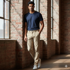 Corduroy Arvind Pure Cotton stretchable Trouser Fabric Colour Ash White