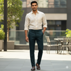 Trouser Fabric Donear 4Way Lycra Premium Lining Colour Kaitoke Green