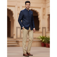 Trouser Fabric Donear Pure Cotton Plain Colour Ash Brown