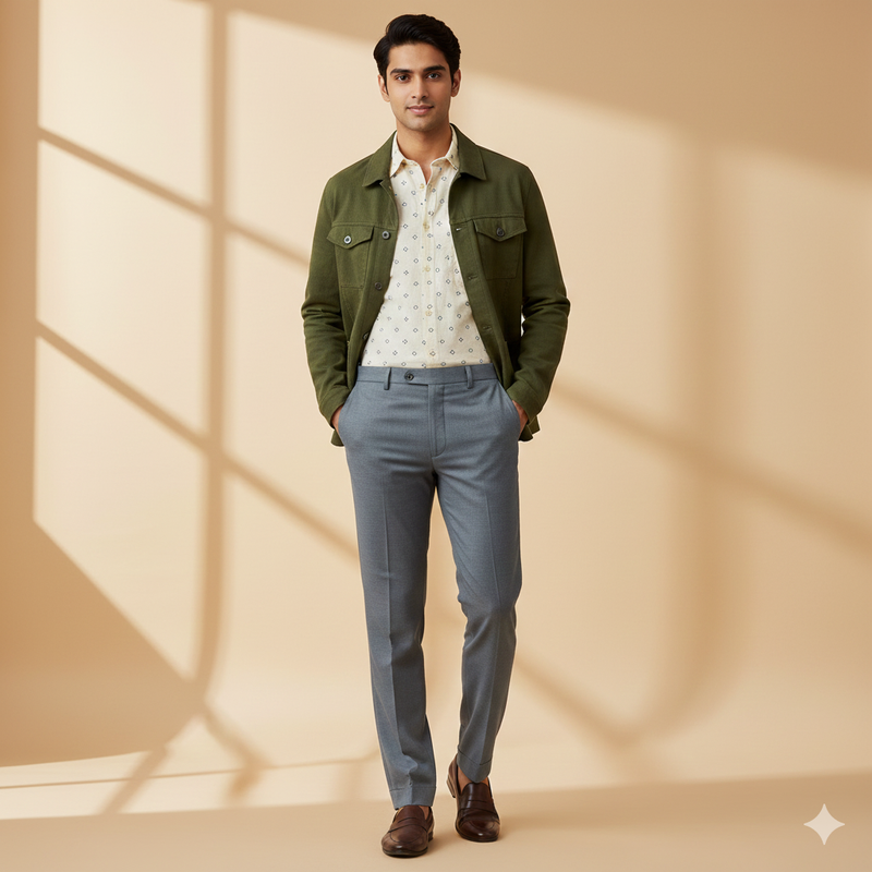 Trouser Fabric Reid & Taylor Super 100s 45%Wool Plain Color Silver Blue