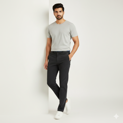 Trouser Fabric Arvind Denim Stretchable Courdray Colour Greenish Grey