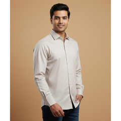 Shirt Fabric Soktas Finest Giza Cotton Plain Colour Light Blush Pink