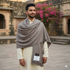 Modella Heavy Weight Thin Shawl Lohi Colour Pinkish Brown