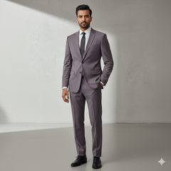 Suit Fabric ManTire Premium Lachka Wrinkle Free Suit Colour Lilac Purple Lavender