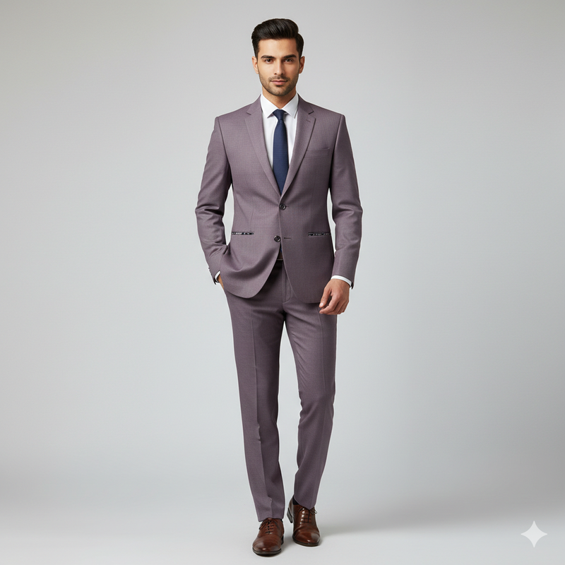 Trouser n Suit Fabric Any Length Raymond T/R Color Thistle