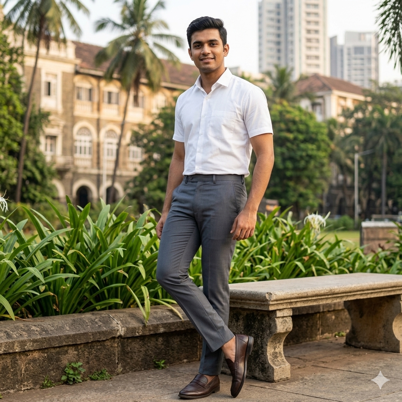 Trouser Fabric Raymond T/R Plain Color Grey